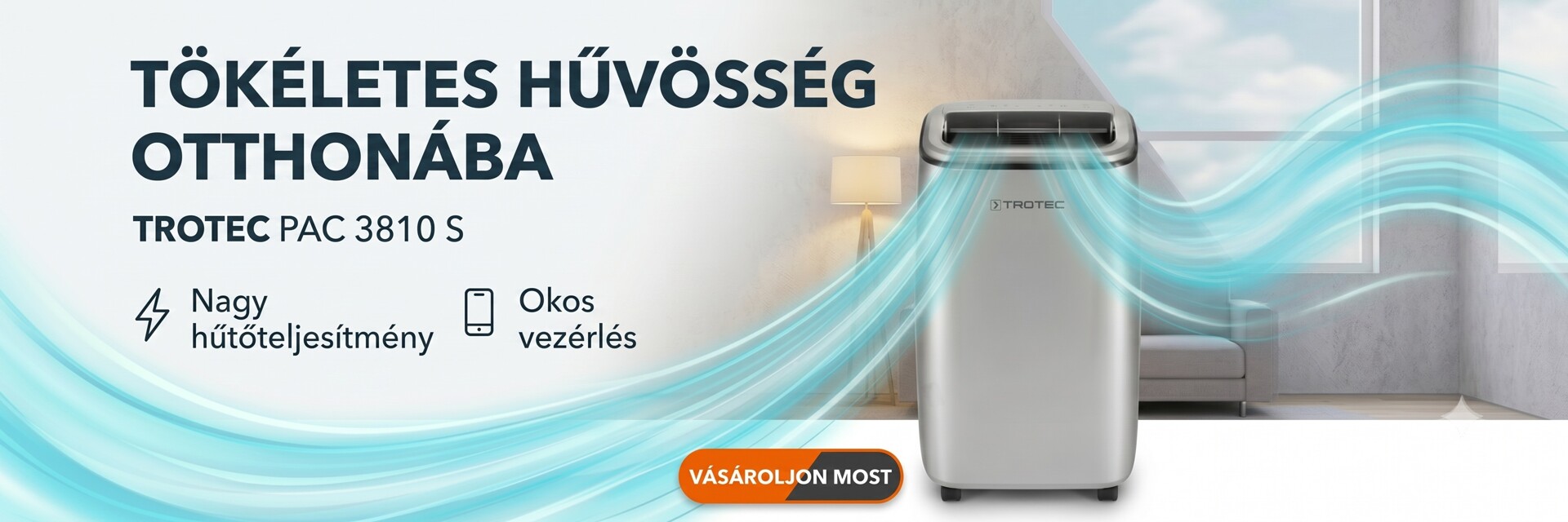 TROTEC PAC 3810 S mobil klíma