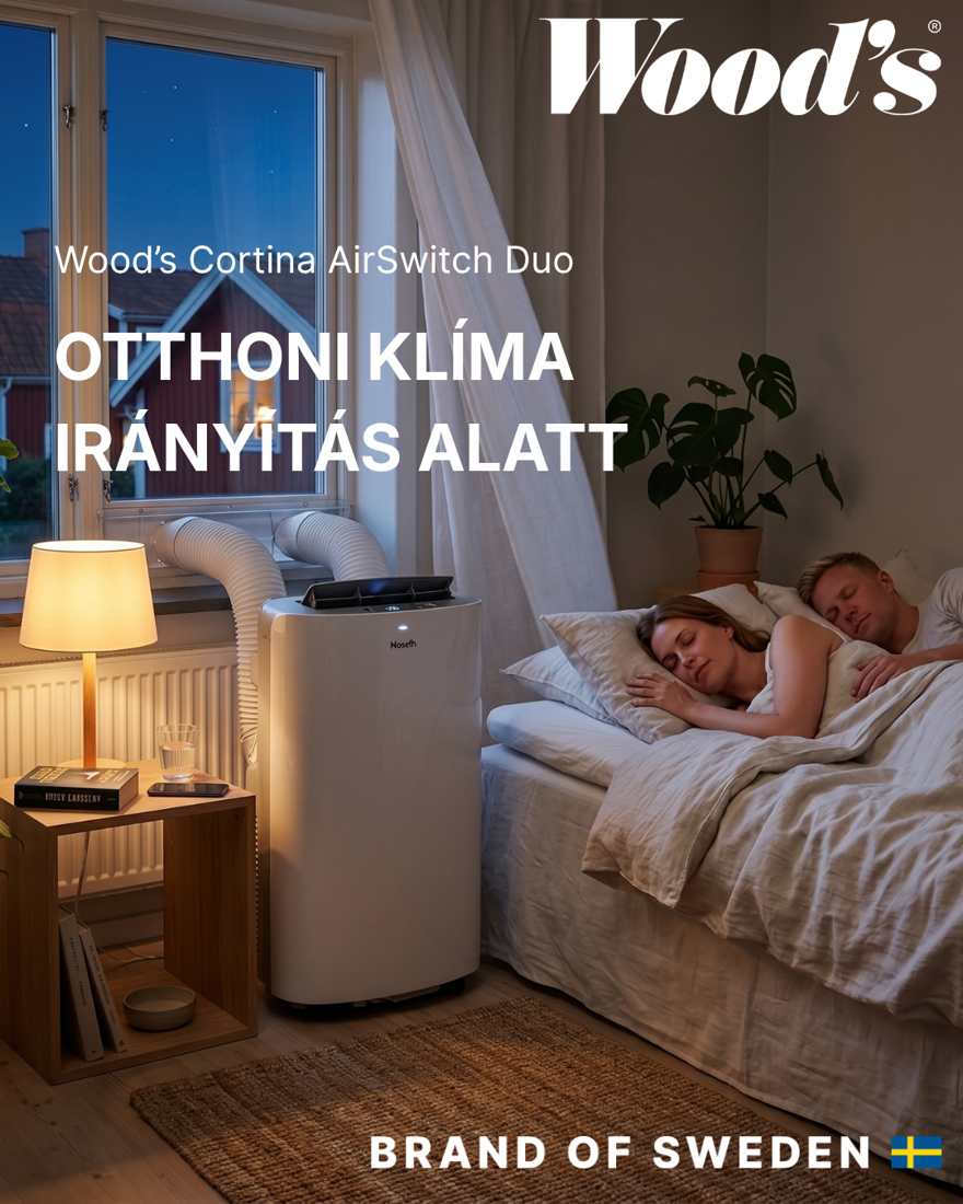 Woods Cortina 12K AirSwitch Smart Home Duo A+ mobil klíma