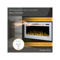 Heidenfeld HF-WK200 elektromos kandalló 100x55 cm (fehér)