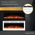 Heidenfeld HF-WK200 elektromos kandalló 128x55 cm (fehér)