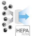 HEPA szűrő a TROTEC AirgoClean 10 E légtisztítóhoz