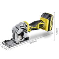  Akkus mini körfűrész TROTEC PCSS 05-20V