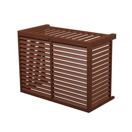 Klíma és hőszivattyú fa burkolata DECOCLIM S